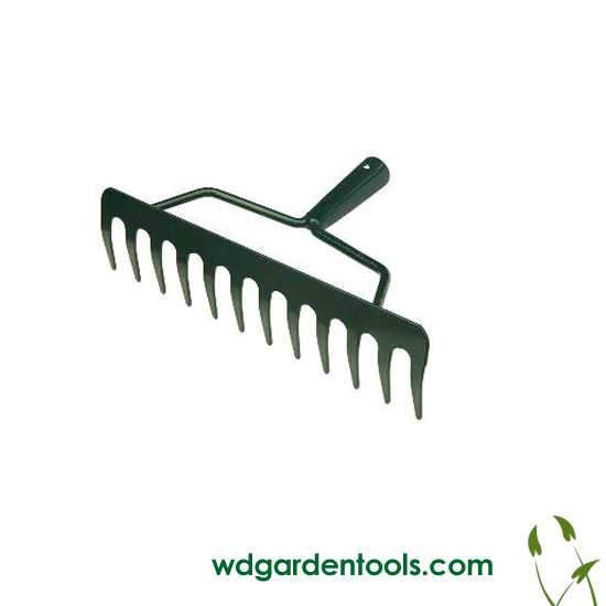 Heavy duty garden rake