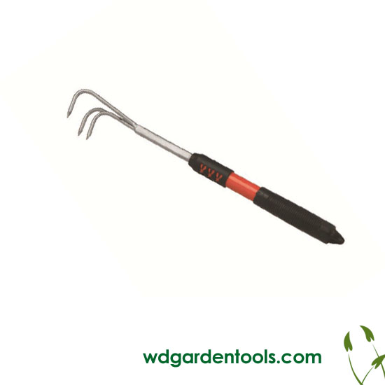 Hand rake garden tool