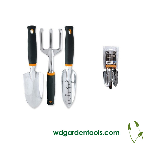 Stainless steel garden tool set