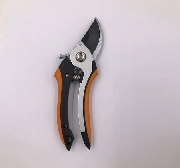 Hand pruner anvil branch shear pruning