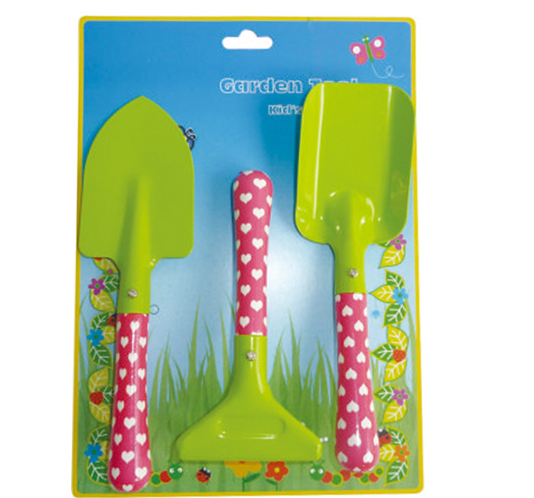 colorful handle kids garden tools