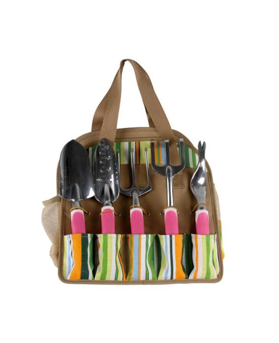 garden tool set with canvass bag