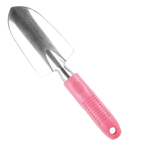 pink handle stainless steel trowel