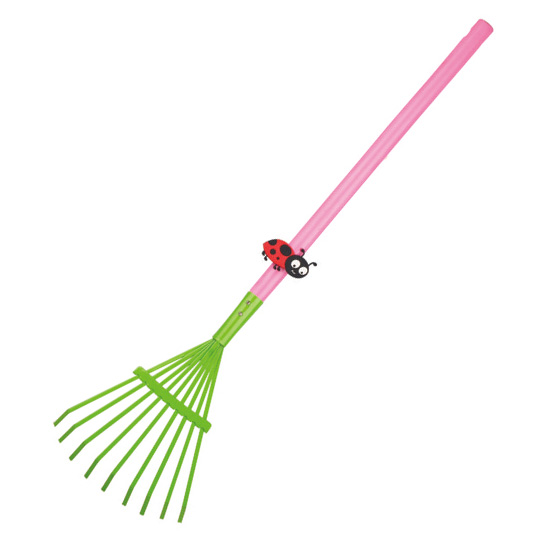 metal handle olderer children leaf rake