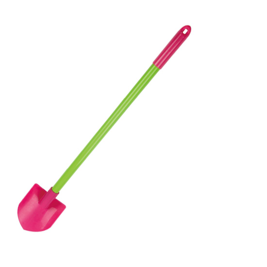 children long handle plastic garden shovel