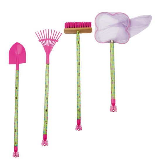 long handle children garden tool set