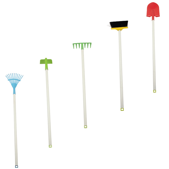 5pcs long kids garden tool set