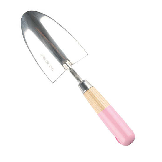 beech wooden handle garden trowel