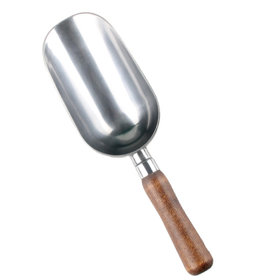 walnut wooden classic soil scoop