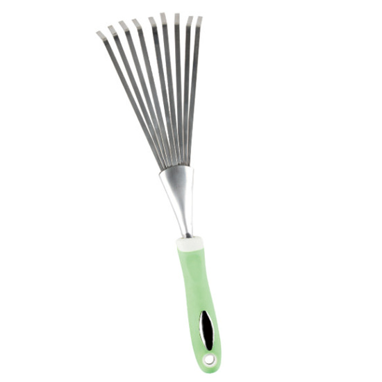 stainless steel hand leaf rake