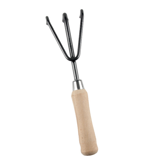 beech wooden garden rake