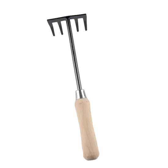 beech wooden indoor garden rake