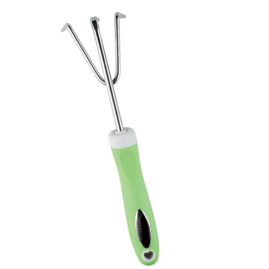 3 teeth strong mini garden rake