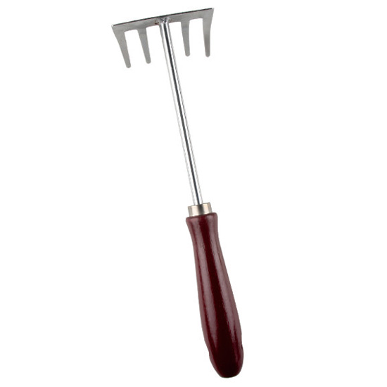 classic 5 teeth garden cultivator rake