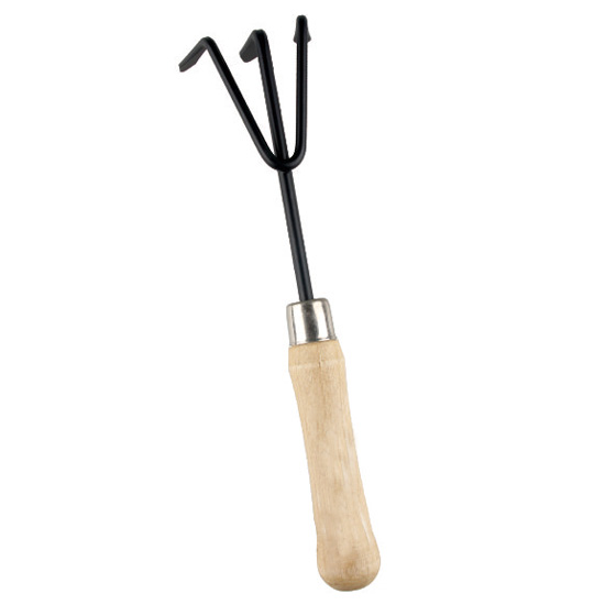 beech wooden hand mini plant rake