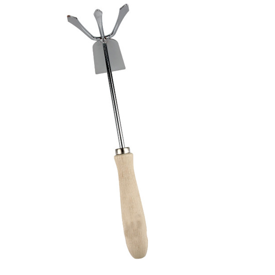 wooden handle combination gardening hoe